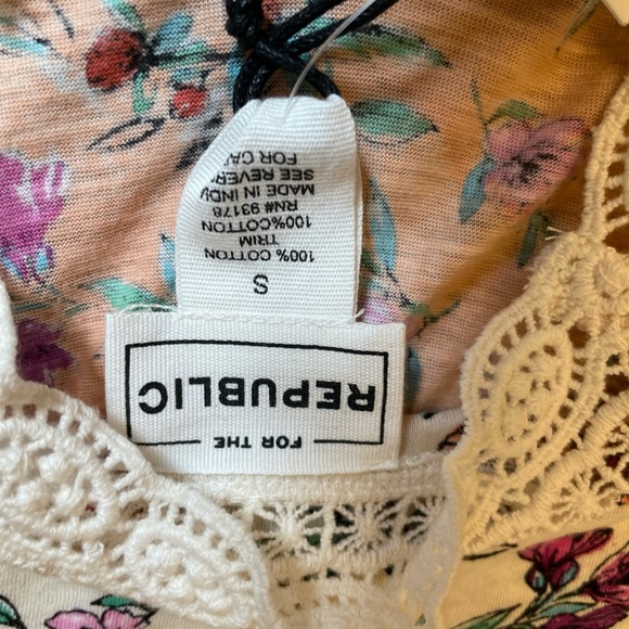 Disty Floral orange blouse - Picture 4 of 4